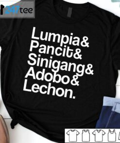 Lumpia Pancit Sinigang Adobo Lechon Shirt