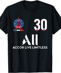 Messi Loves Paris PSG France For Soccer Tee Shirt