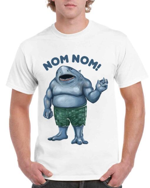 Nom Nom King Shark Tee Shirt