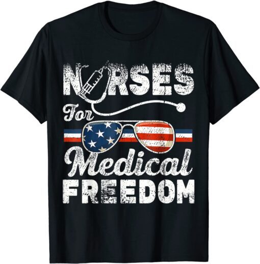 Nurses For Medical Freedom - Stop The Mandate Tee Shirt