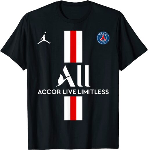 Paris Saint Germain match 2021-2022 with Messi 30 Tee Shirt