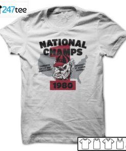 Retro Georgia 1980 National Champs Tee Shirt