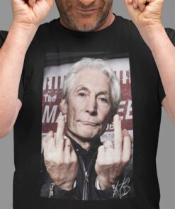 Rolling Stones Drummer Charlie Watts Tee Shirt