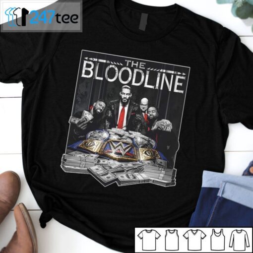 Roman Reigns The BlooRoman Reigns The Bloodline Tee Shirtdline Tee Shirt
