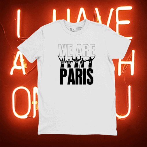 We Are Paris 2021 T-Shirt Lionel Messi