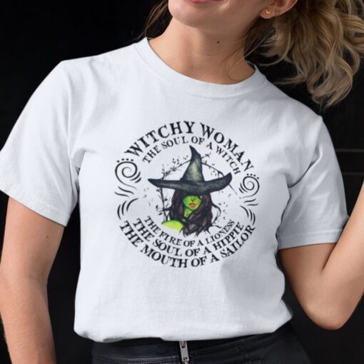 Witchy Woman The Soul Of A Witch Halloween 2021 Shirt