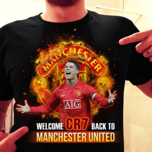 Welcome Cristiano Ronaldo Back To Manchester United Shirt