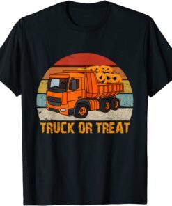 Truck or Treat Funny Trucker Kids or Adults Halloween T-Shirt