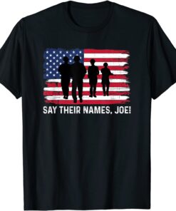 13 Soldiers Heroes Say Their Names Joe Tee Shirt
