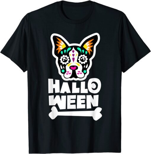 Funny Halloween Happy Howloween Dog Lovers For Girls T-Shirt