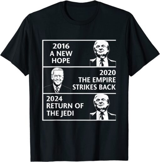 2016 a new hope 2020 the empire strikes back Trump Biden Tee Shirt