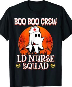 Boo Boo Crew LD Nurse Squad Cute Halloween Costumes Ghost T-Shirt