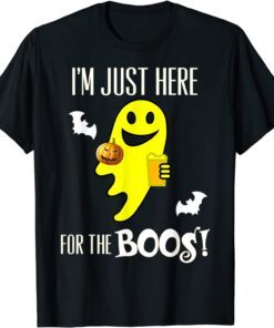 Halloween Cute Tee Funny Ghost Costume Pumpkin Design Fun T-Shirt