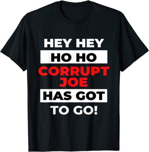 Anti Biden Corrupt Joe Pro Trump Tee Shirt