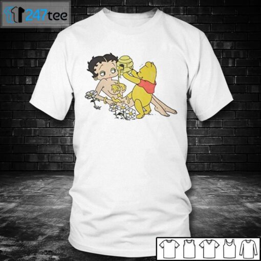 Betty Boop Tits Winnie The Pooh Tee Shirt