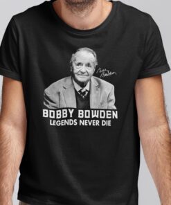 Bobby Bowden Legends Never Die Tee Shirt