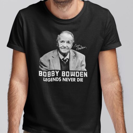 Bobby Bowden Legends Never Die Tee Shirt