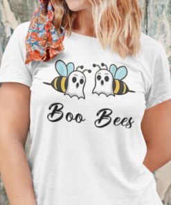 Boo Bees Ghost Halloween Tee Shirt