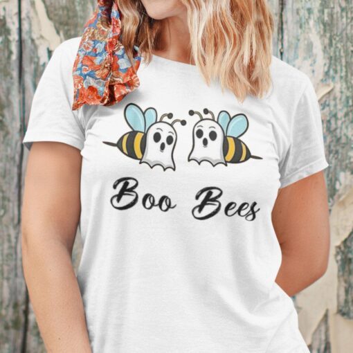 Boo Bees Ghost Halloween Tee Shirt