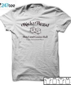 Bruno Mars Ricky Regal Hotel And Casino Hall Tee Shirt