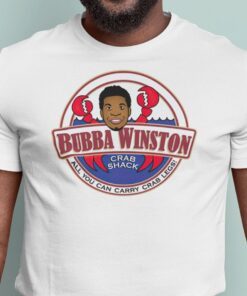 Bubba Winston Crab Shack All You Can Carry Crab Legs Tee Shirt