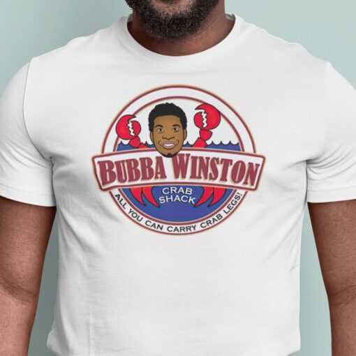 Bubba Winston Crab Shack All You Can Carry Crab Legs Tee Shirt