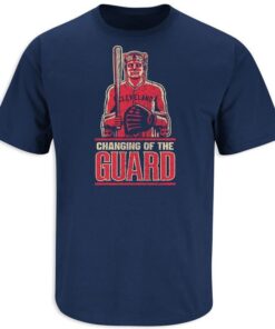 Changing of the Guard Cleveland Baseball Tee Shirt