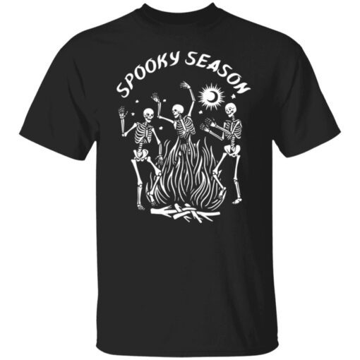 Dancing Skeleton Spooky Season Tee Shirt