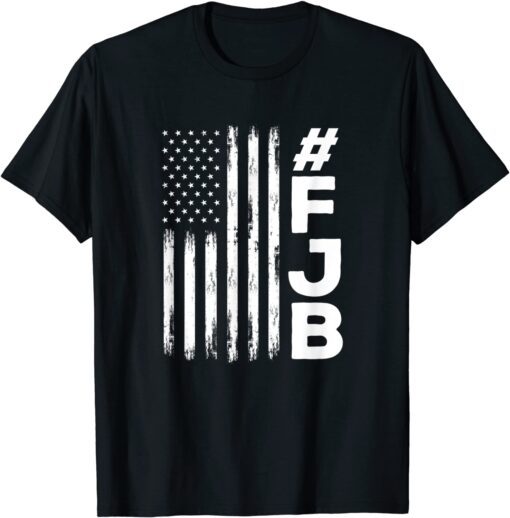 FJB Pro America US Distressed Flag F Biden FJB Tee Shirt