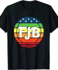 FJB Pro America US Distressed Flag F Joe Biden FJB Tee Shirt