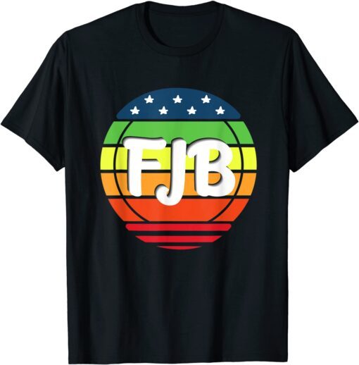 FJB Pro America US Distressed Flag F Joe Biden FJB Tee Shirt