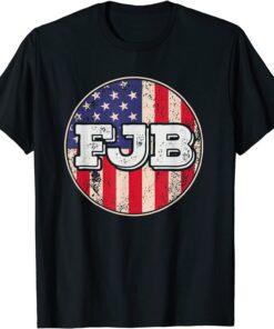 FJB Pro America US Flag F Biden Political FJB Hashtag F.J.B. T-Shirt