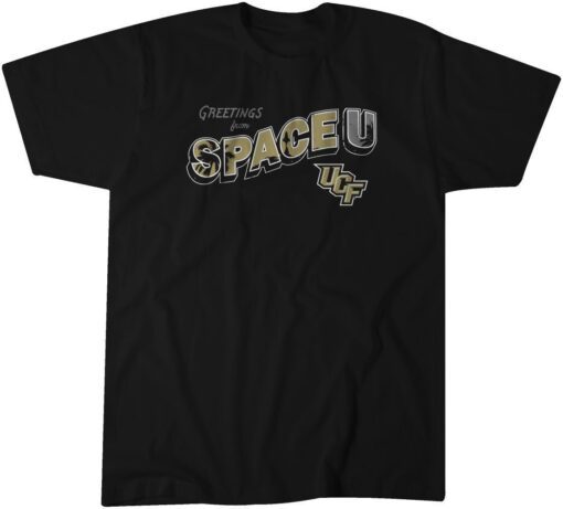 Greetings From Space UCF Knights football Tee Shirt