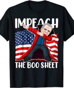 Halloween Biden Impeach The Boo Sheet Tee Shirt