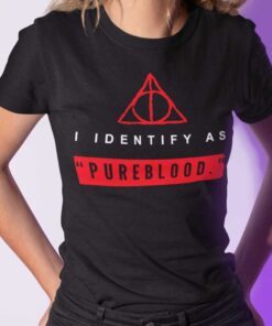 I Identify As Pureblood Anti Vax Luminaria Harry Potter Tee Shirt