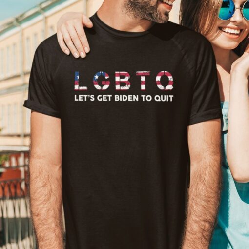 I Support LGBTQ Let’s Get Biden To Quit Classic Shirt