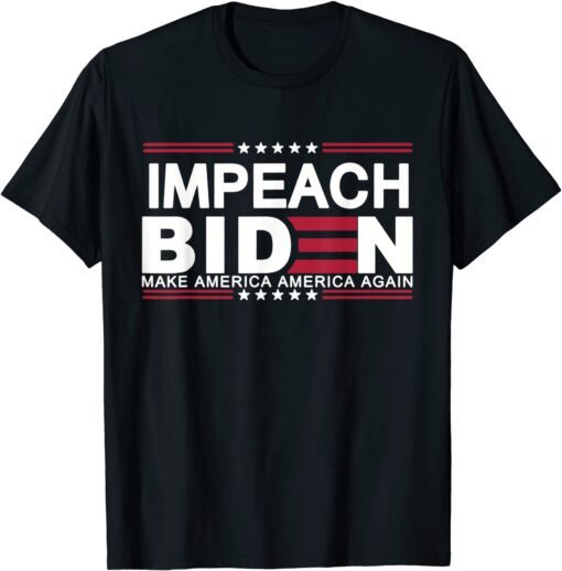 Impeachs 46 Joe Biden Republican Conservative Anti-Biden Tee Shirt
