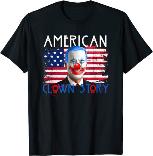 Joe Biden Horror American Clown Story Halloween Costume Us 2021 Shirt