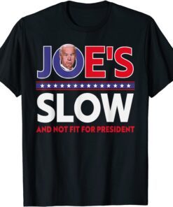 Joe's Slow Anti Biden Sucks Trump 2024 Political Gift Shirt