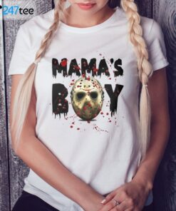 Mamas Boy Jason Voorhees Halloween Tee Shirt