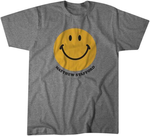 Matthew Stafford Smile Tee Shirt