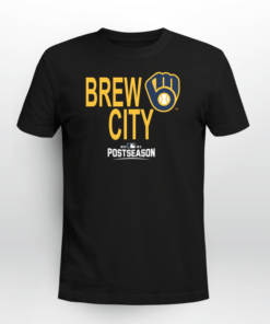 Milwaukee Brewers Brew City 2021 Postseason Tee shirt