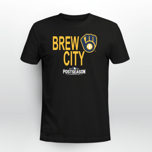 Milwaukee Brewers Brew City 2021 Postseason Tee shirt