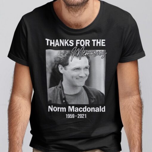 Norm Macdonald Thanks For The Memories Tee Shirt