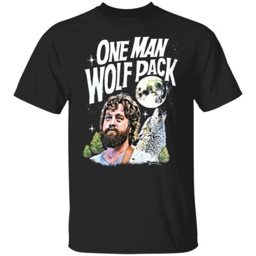 One Man Wolf Pack Tee Shirt