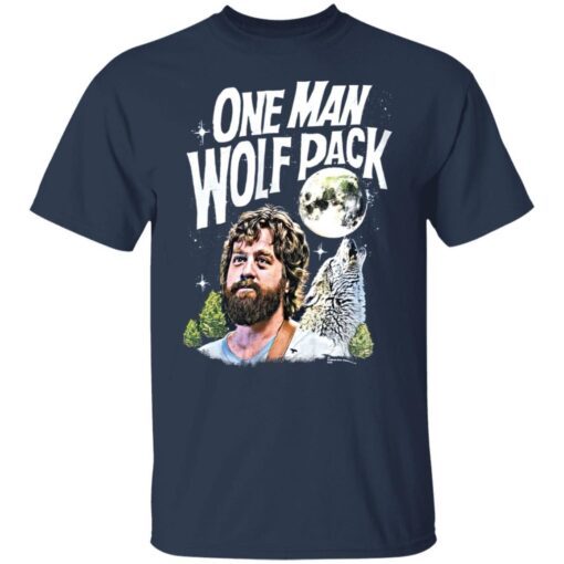 One Man Wolf Pack Tee Shirt