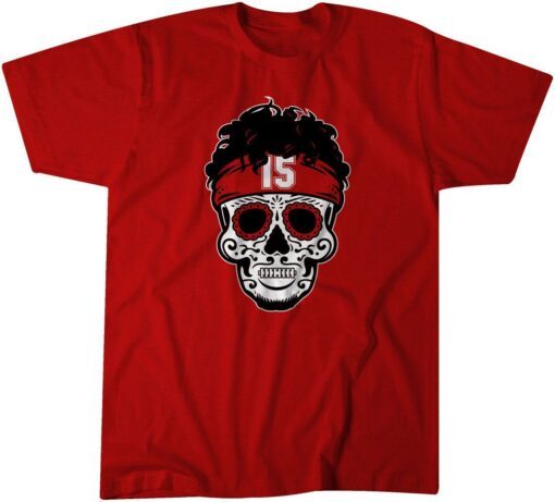 Patrick Mahomes Sugar Skull Tee Shirt