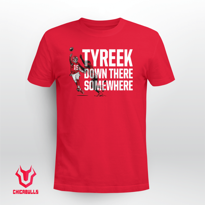 Patrick Mahomes Tyreek Down There Somewhere Tee Shirt - ShirtElephant ...