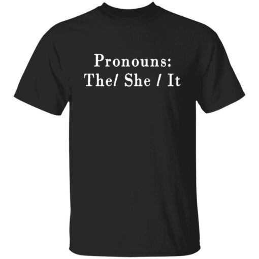 Pronouns The She It Tee Shirt