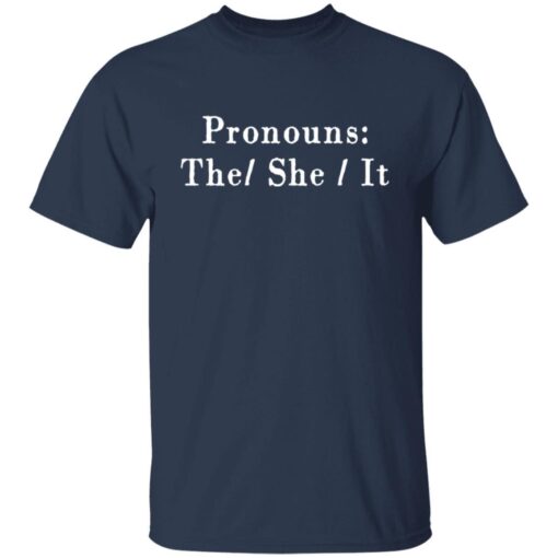 Pronouns The She It Tee Shirt